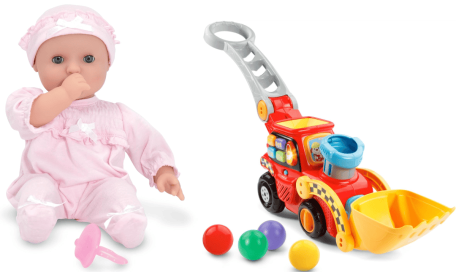 doll and push toy