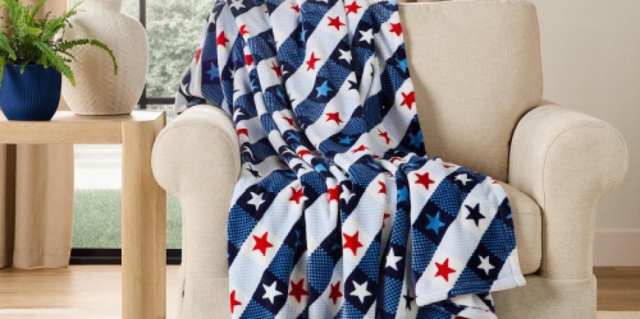 New Sam’s Club Throw Blankets Just $10.88 (Includes NEW Patriotic Styles)