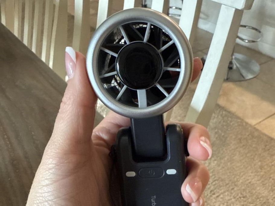 Portable Rechargeable Fans from $9.79 on Amazon