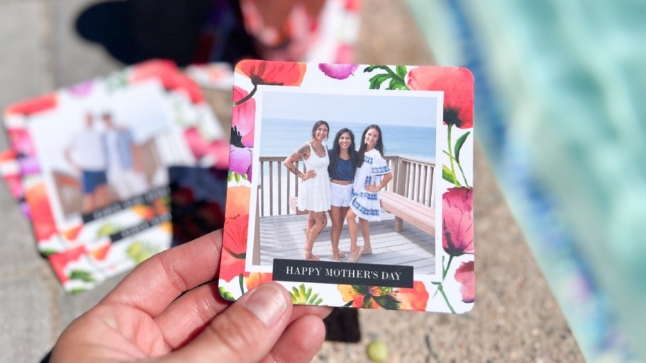 Walgreens Custom Photo Coasters 12-Pack Only $6 | Sweet Gift Idea for Mom or Easter