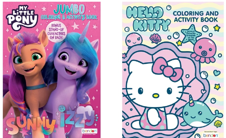 2 coloring books