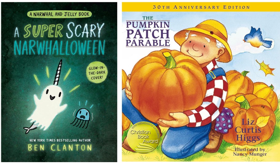 narwhalloween and pumpkin patch books 