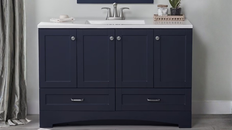 Up to 50% Off Lowe’s Bathroom Vanities + FREE Shipping