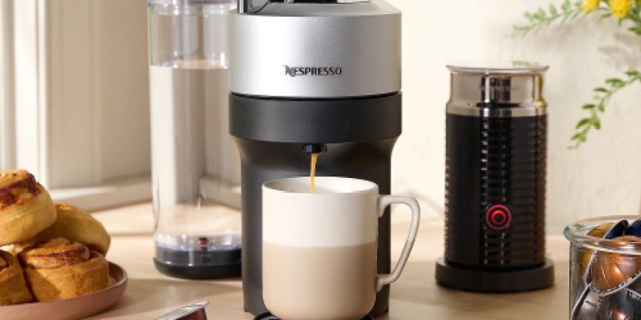 Nespresso Vertuo Pop+ Deluxe from $84.98 Shipped (Reg. $149) | Includes Frother & Voucher for 50 Capsules!