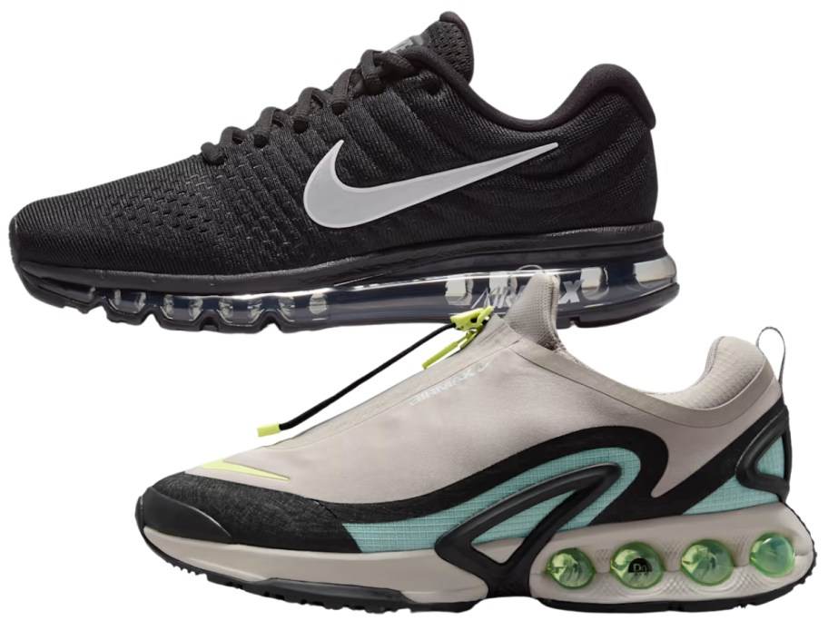 two men's Nike Air Max shoes