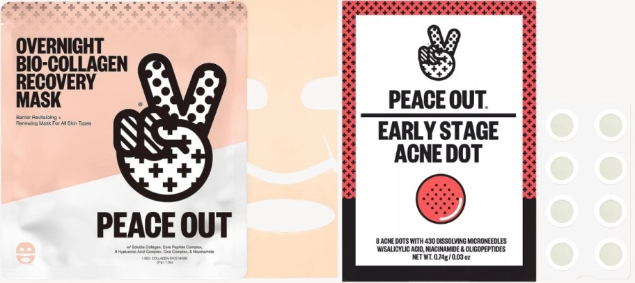 pec out mask and acne dots