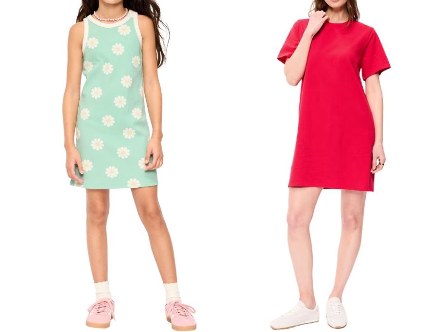 old navy girls and womens dresses