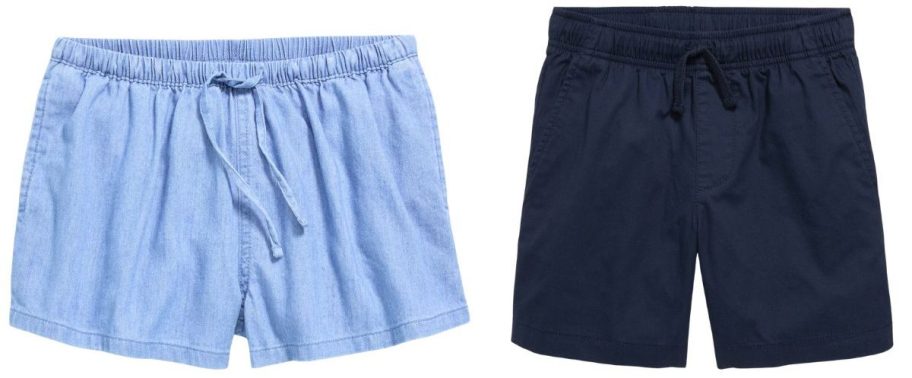 girls and boys old navy shorts