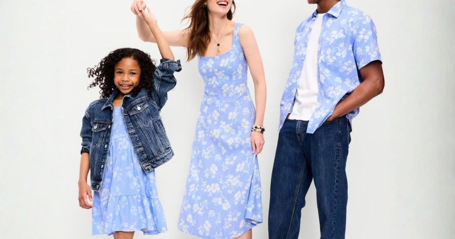 Up to 60% Off Old Navy Matching Family Clothing (Perfect For Easter!)