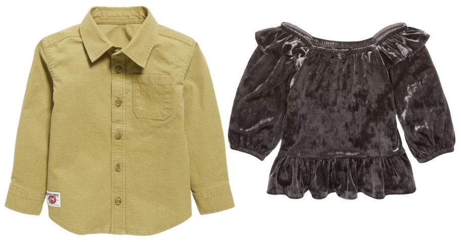 two old navy toddler tops
