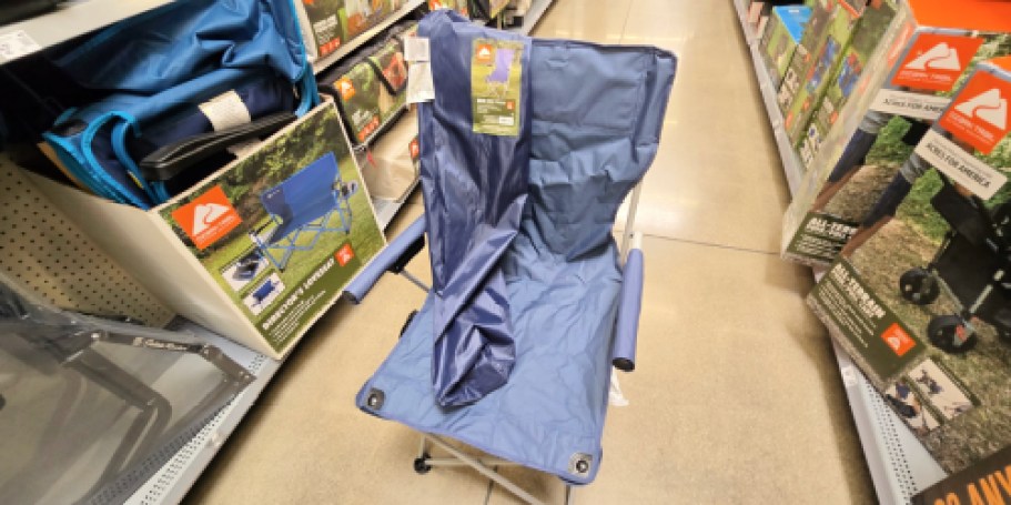 Ozark Trail Camp Chair w/ Cupholders Only $11 on Walmart.com (Reg. $20)