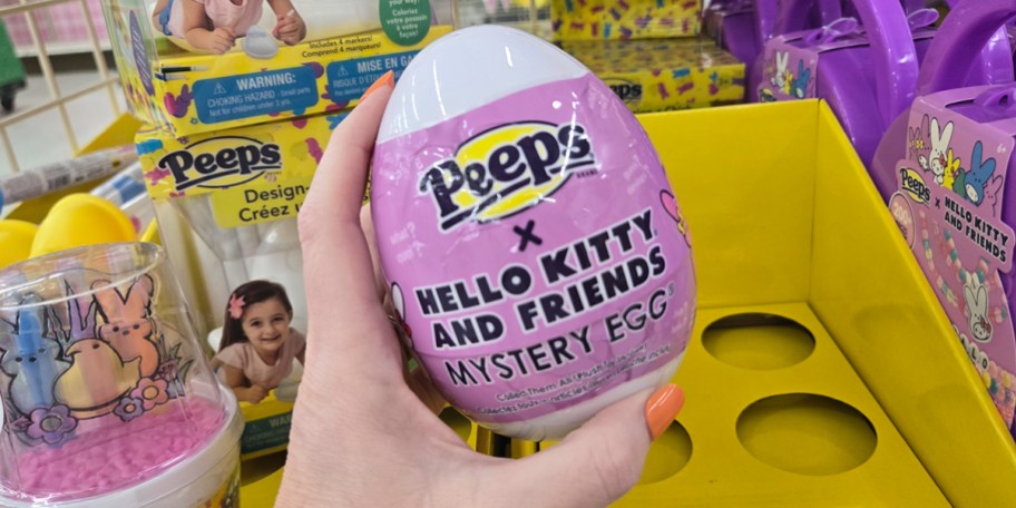 hand holding mystery egg