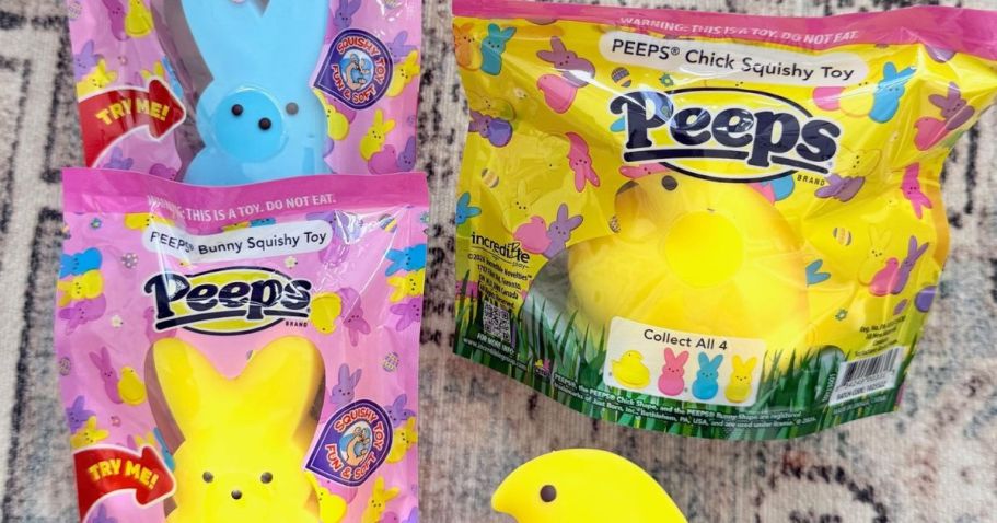 *NEW* Peeps Squishi Toys Only $5 on Target.com | Perfect for Easter Baskets