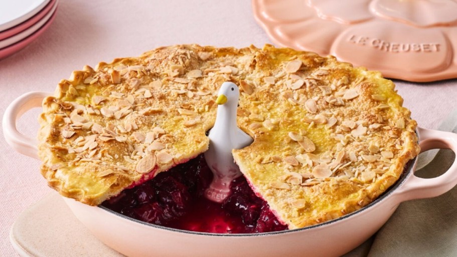 These Adorable Le Creuset Duck & Bunny Pie Vents are Perfect for Easter Baking