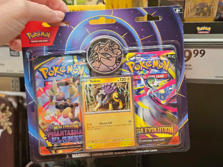 Hand holding Pokemon ALDIS 