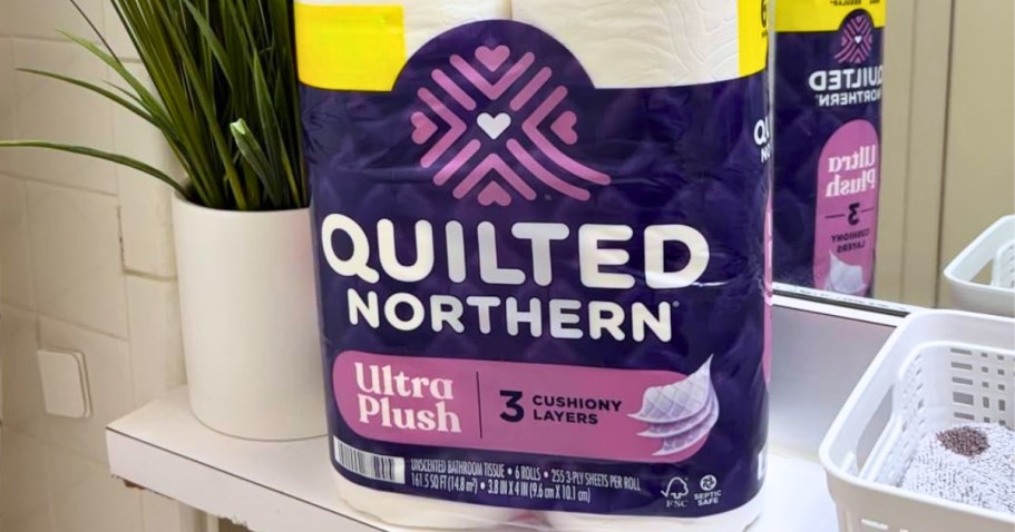 Quilted Northern Toilet Paper Mega Rolls 24-Pack Just $18 Shipped for Amazon Prime Members