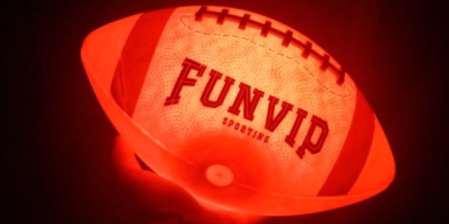 Rechargeable Glow in The Dark Football Just $9.99 on Amazon (Reg. $35)