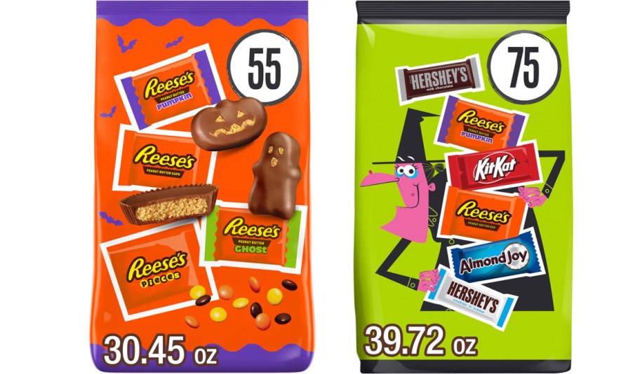 reeses and hersheys candy bags 