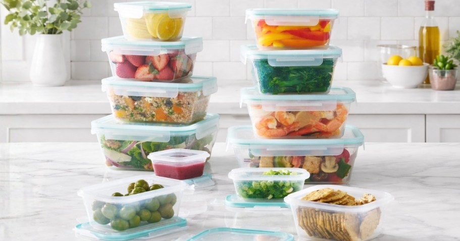 Sam’s Club Food Storage Set Deals | 24-Piece Plastic Food Storage Set JUST $11.98