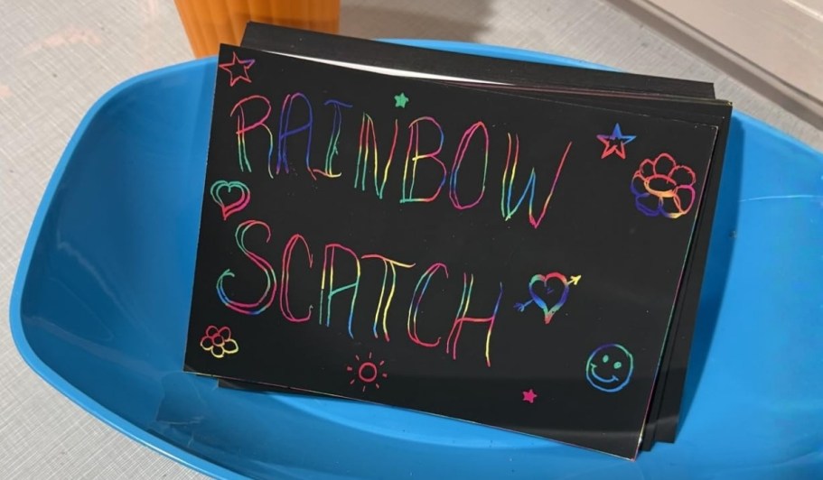 Rainbow Scratch Art 100-Piece Set Just $4.99 on Amazon