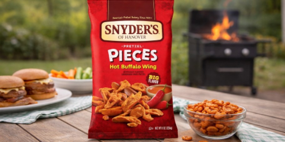 SIX Bags of Snyder’s Pretzels Pieces Only $10 Shipped on Amazon