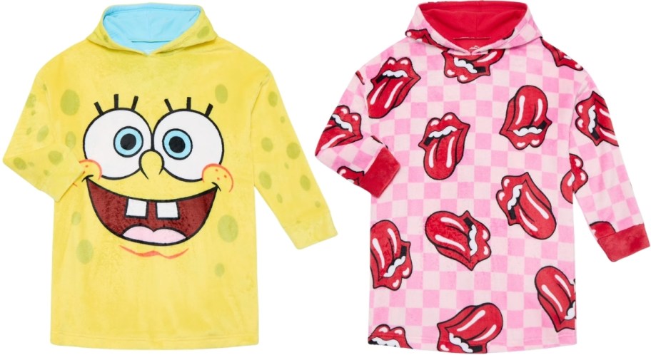 spongbob and rolling stones kids sleepers
