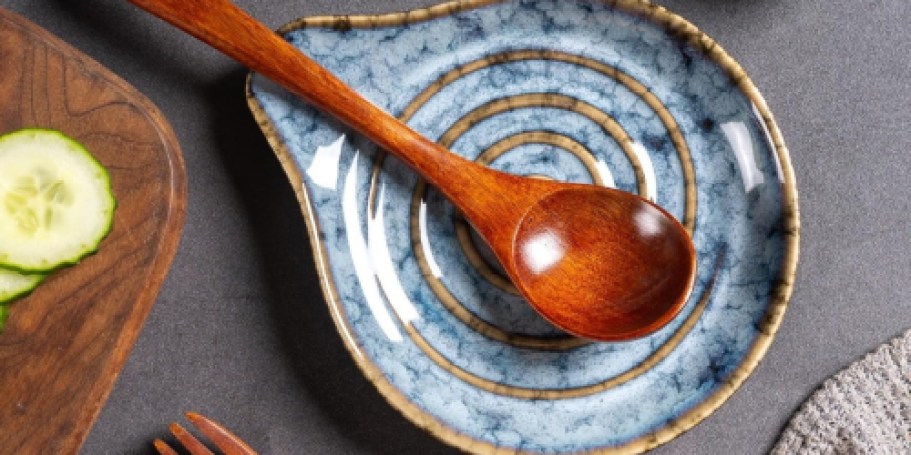Handmade Ceramic Spoon Rests from $6.49 on Amazon (Regularly $13)
