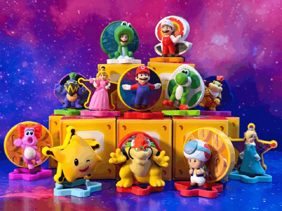 super mario brothers happy meal toys