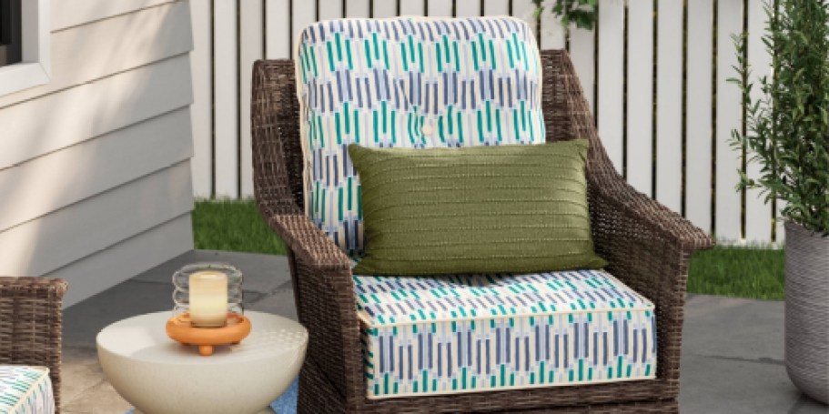 Up to 40% Off Target Patio Cushions = Fresh Finds from $12