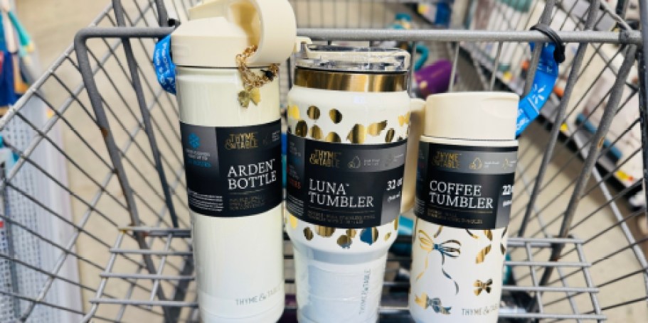 Thyme & Table Tumblers & Bottles from $8.88 (Great Gift for Moms & Grads!)