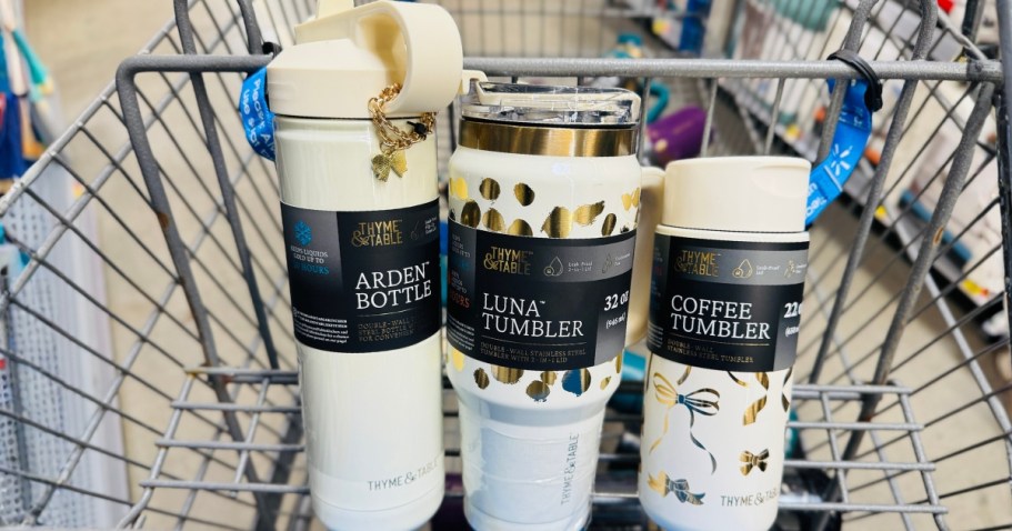 Thyme & Table Tumblers & Bottles from $8.88 (Great Gift for Moms & Grads!)