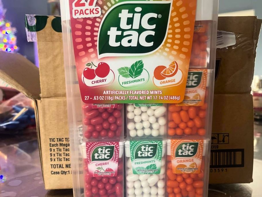 large tic tac box