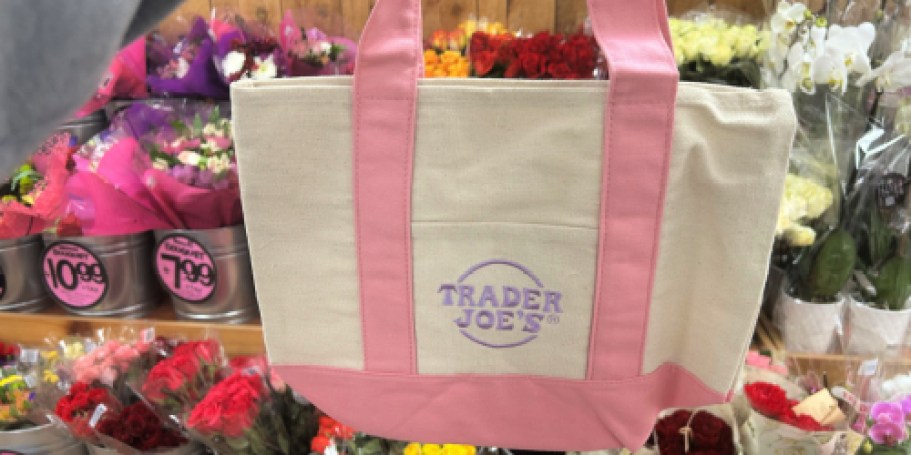 Trader Joe’s $2.99 Mini Canvas Tote Bags Are Back in Pastel Colors