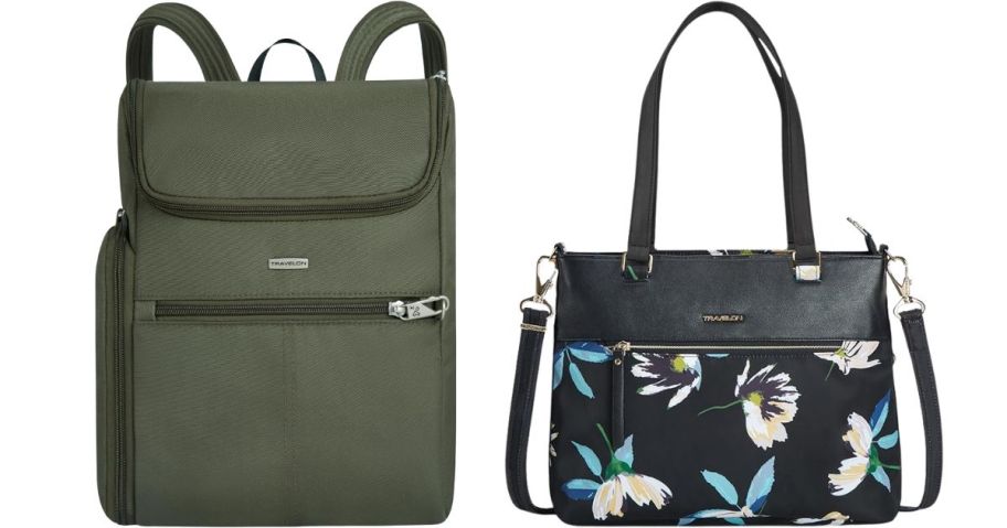 travelon backpack and tote bag