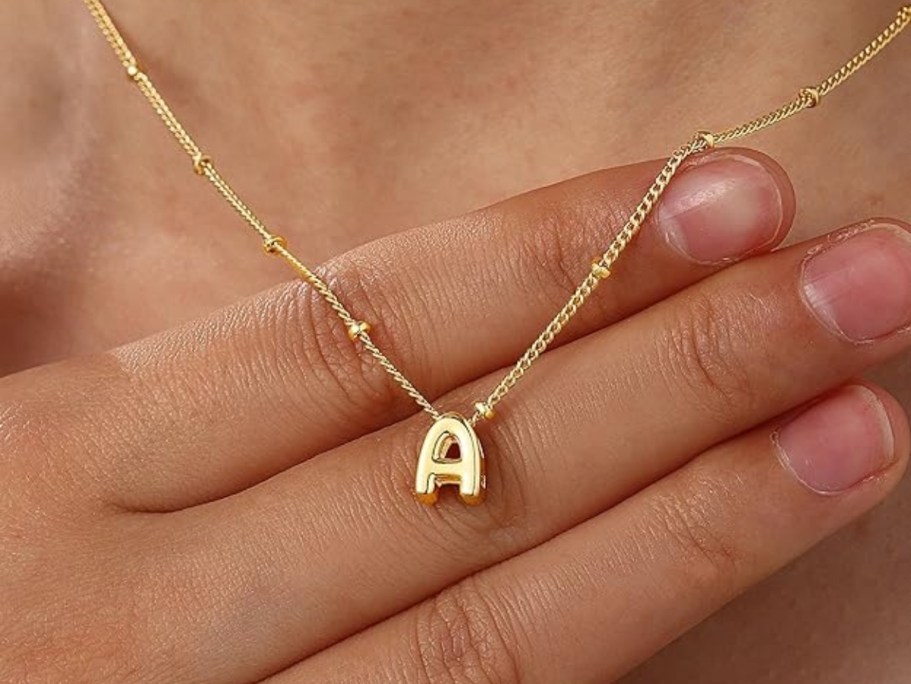 Initial Necklaces from $3.99 on Amazon (Reg. $16) | Sweet Gift for Mom