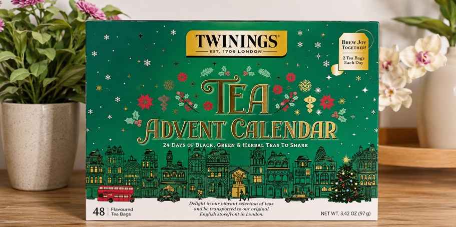 Twinings Advent Calendar + 2 Tea Boxes Just $27 Shipped | Cozy Gift Idea