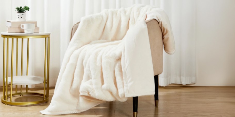 Better Homes & Gardens Faux Fur Blanket Just $8 on Walmart.com