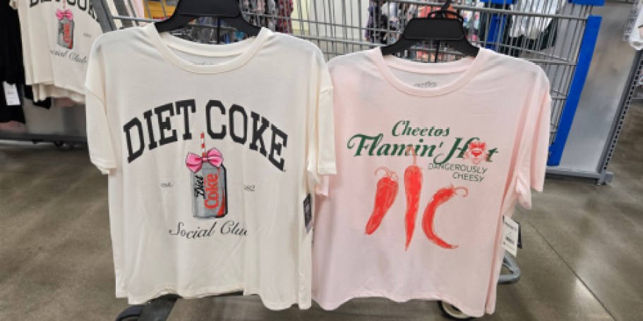 Snack & Relax in These Walmart Women’s Pajamas (Diet Coke, Cheetos, & More!)
