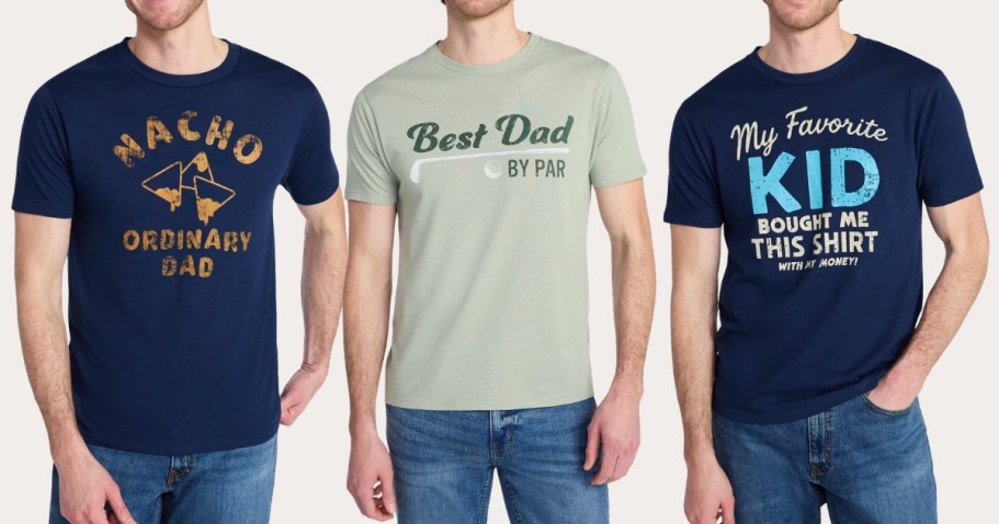 Walmart Has Fun Father&rsquo;s Day Graphic Tees for Just $6.98