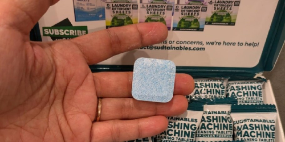 Washer Cleaning Tablets 24-Pack Just $5.99 Shipped on Amazon (1-Year Supply)