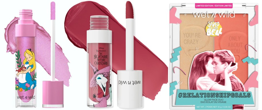 liquid eyeshadow, liquid blush, and highlighter palette