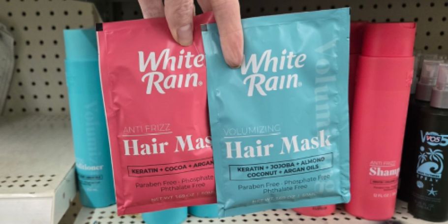 New White Rain Haircare Hits Dollar Tree: Shampoo, Conditioner & Masks Just $1.25 Each