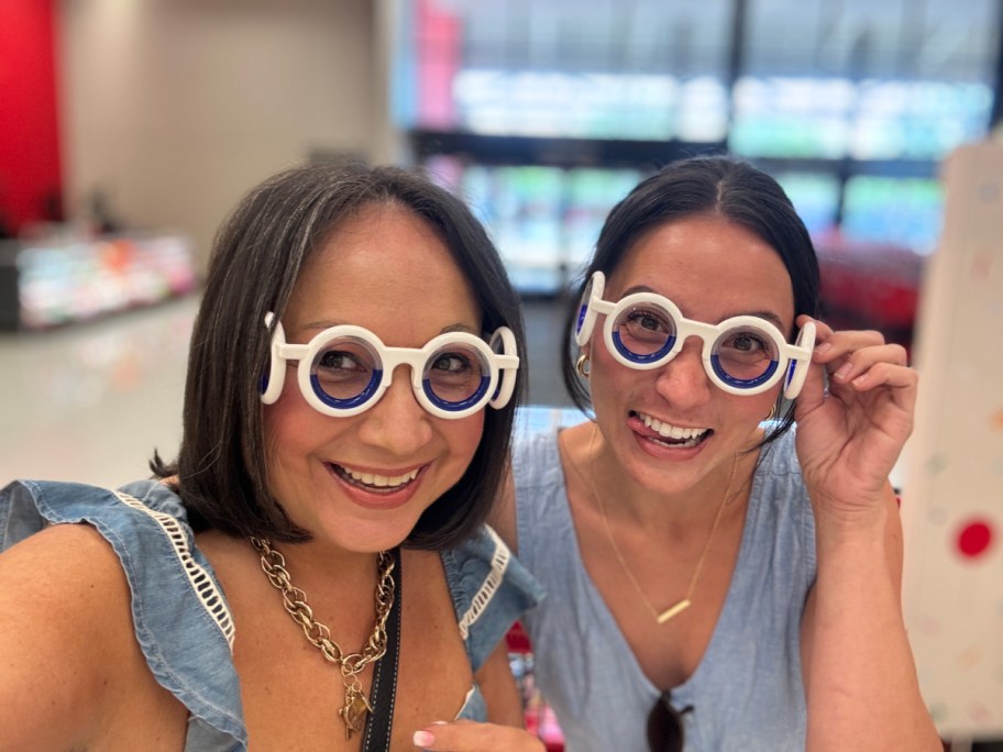 women wearing goggles in target (