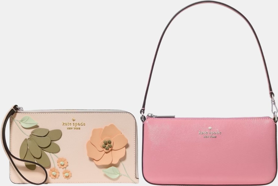 a wristlet and a mini bag