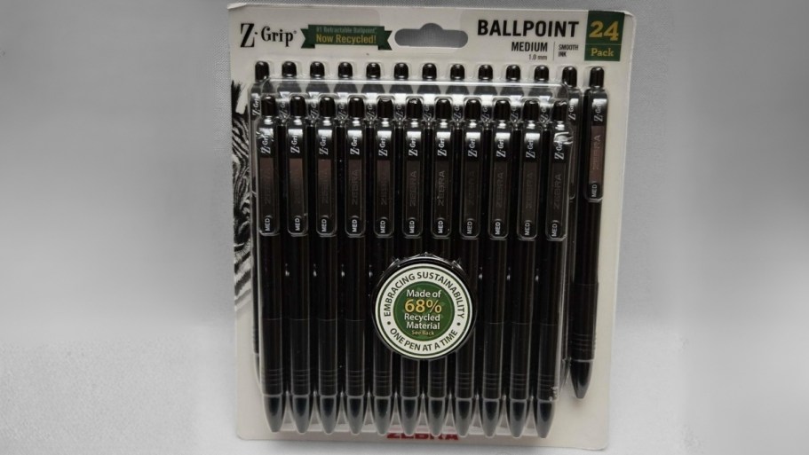 Zebra Ballpoint Pens 24-Pack Only $5.69 Shipped on Amazon (Regularly $11)