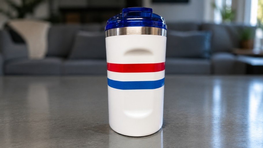 ozark trail can tumbler on a tabletop