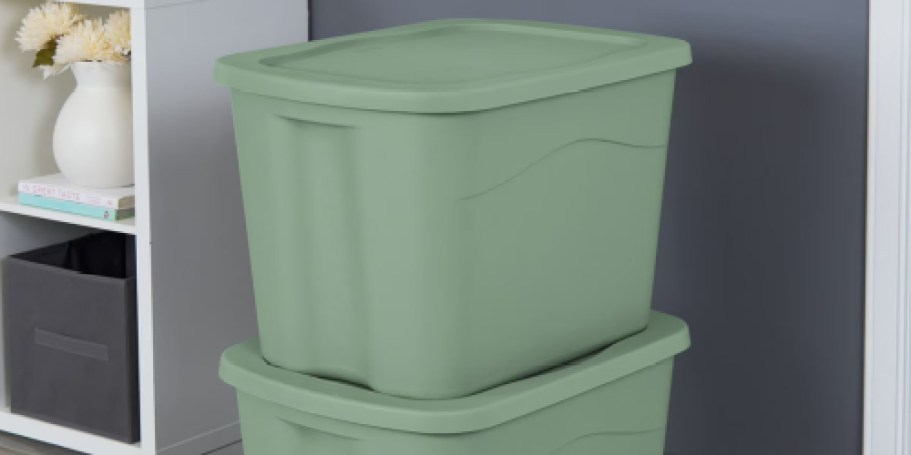 EIGHT Sterilite 18-Gallon Storage Totes Only $37.96 Shipped on Walmart.com – Just $4.75 Each!