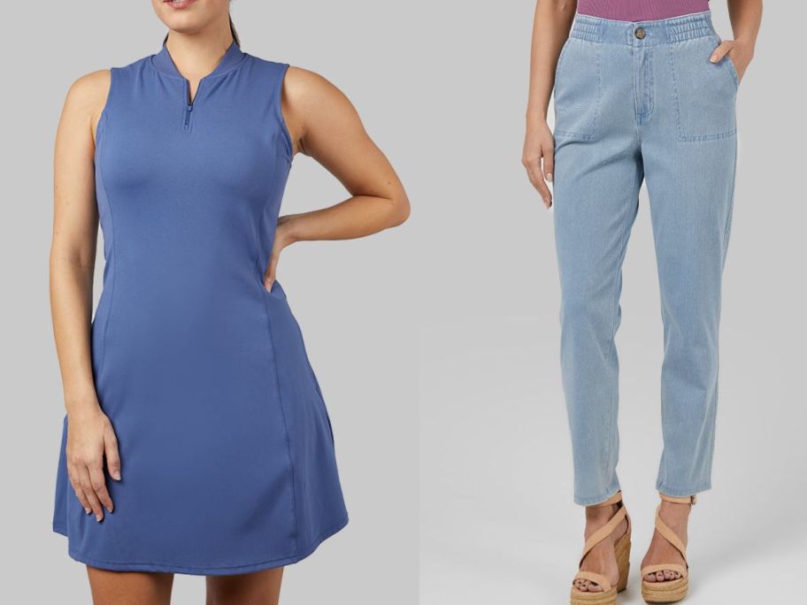 32 Degrees Women's Dress and Jeans