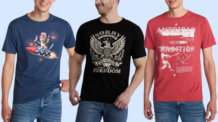 Patriotic T-Shirts from $5.98 on Walmart.com