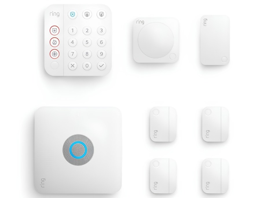 an 8 piece ring security system
